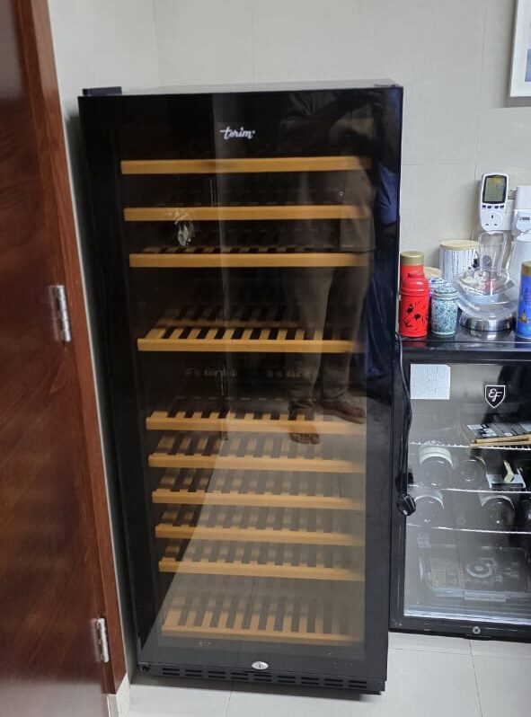 Terim 136-Bottle Wine Cooler – Built-in, Dual Zone Design
