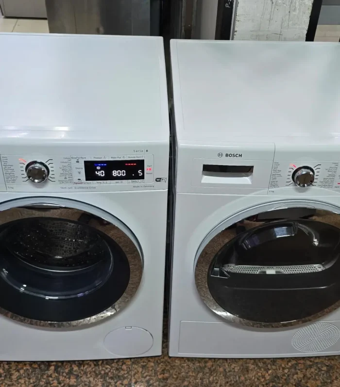 Bosch Series 8 Washer and Dryer Set